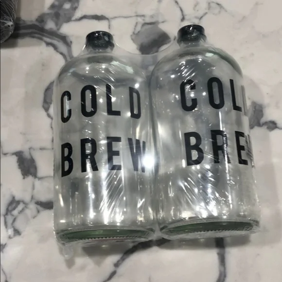 Target glass coffee and cold brew bottles 4 total - Picture 3 of 3